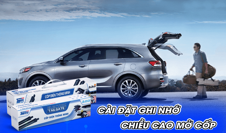 Ghi nhớ chiều cao mở cốp – Tùy biến thông minh theo nhu cầu