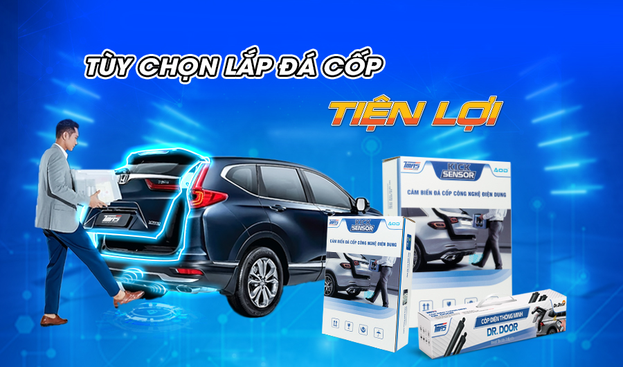 Tùy chọn cảm biến đá cốp đa điểm AOD – Mở cốp chỉ bằng một cú đá chân