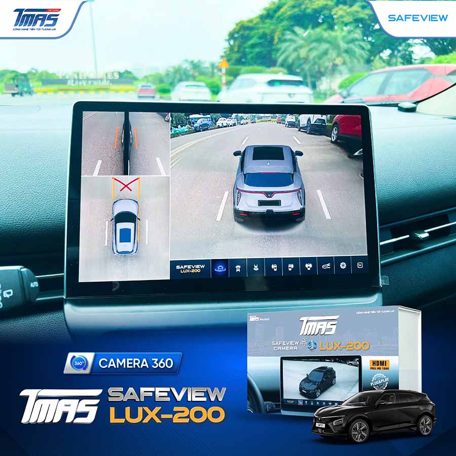 amera 360 SAFEVIEW LUX-200 trên Vinfast VF7