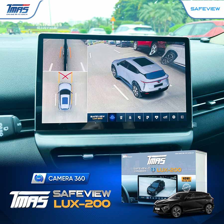 amera 360 SAFEVIEW LUX-200 trên Vinfast VF7