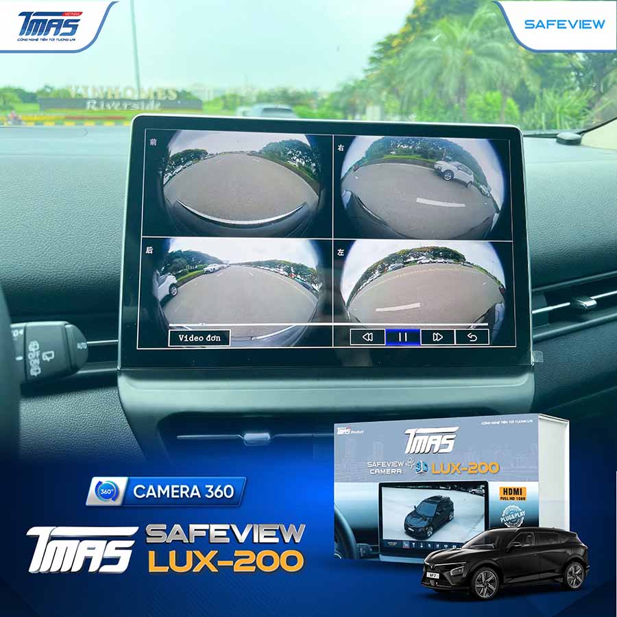 amera 360 SAFEVIEW LUX-200 trên Vinfast VF7
